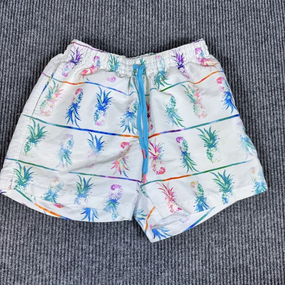 Chubbies Swim Trunks Bathing Suit Pineapple All Over Print AOP 5.5" Inseam Small